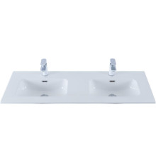 Комплект 1 Раковина-столешница Aquanet Flat 120 двойная 00254367