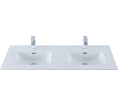 Комплект 1 Раковина-столешница Aquanet Flat 120 двойная 00254367