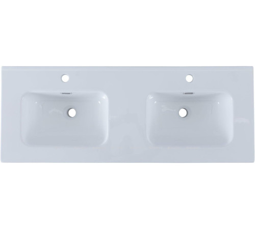 Комплект 1 Раковина-столешница Aquanet Flat 120 двойная 00254367