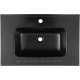 Раковина-столешница Aquanet Flat 70 черный матовый 00329254