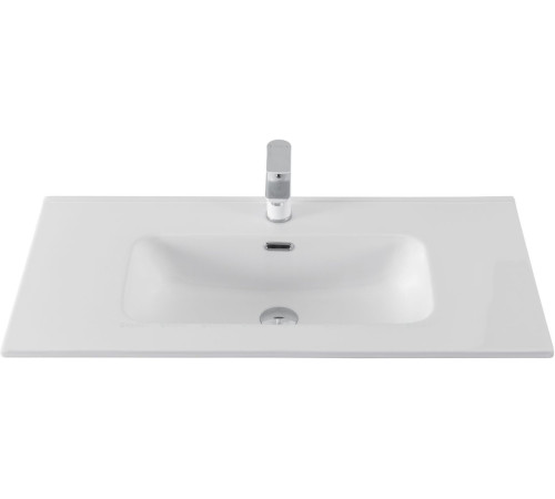 Раковина-столешница Aquanet Flat 90 белый матовый 00330432