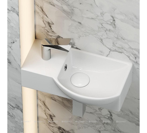 Раковина подвесная Ceramica Nova Element 400х220х120 мм чаша справа CN6039R