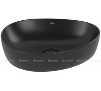 Раковина накладная Villeroy & Boch Antao 510x400x146 мм Pure Black 4A7351R7
