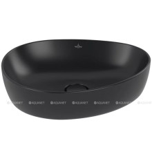 Раковина накладная Villeroy & Boch Antao 510x400x146 мм Pure Black 4A7351R7