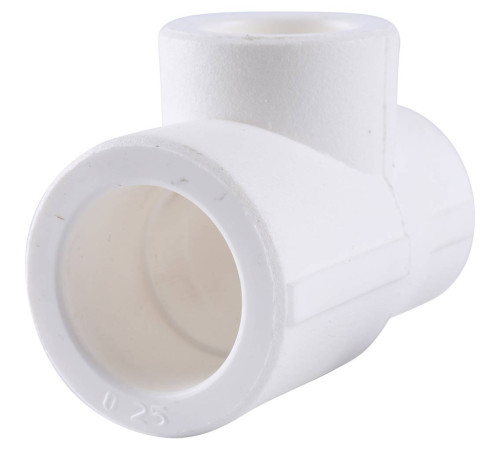 Тройник переходной Kalde 25х20х20 мм белый 3212-tio-252020