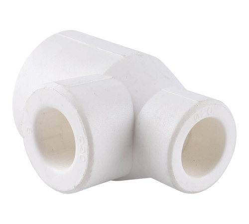 Тройник переходной Kalde 32х20х20 мм белый 3212-tio-322020