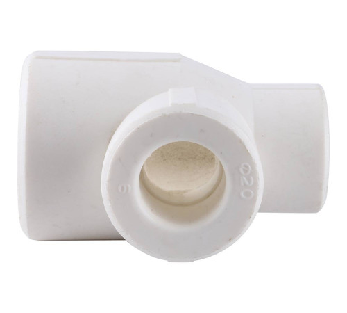 Тройник переходной Kalde 32х20х20 мм белый 3212-tio-322020