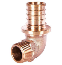 Угольник-переходник REHAU RAUTITAN RX+ 32-R 3/4 наружная резьба бронза 14563511001