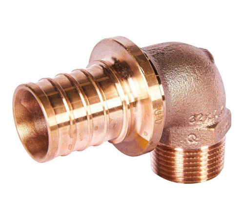 Угольник-переходник REHAU RAUTITAN RX+ 32-R 3/4 наружная резьба бронза 14563511001