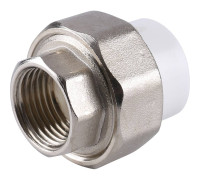Муфта разъемная Kalde 20х1/2 внутренняя резьба белая 3252-tuf-200b00