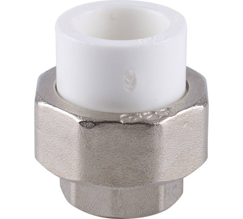 Муфта разъемная Kalde 20х1/2 внутренняя резьба белая 3252-tuf-200b00