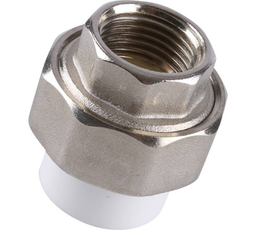 Муфта разъемная Kalde 20х1/2 внутренняя резьба белая 3252-tuf-200b00