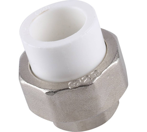 Муфта разъемная Kalde 20х1/2 внутренняя резьба белая 3252-tuf-200b00
