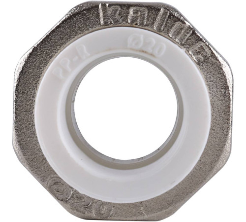 Муфта разъемная Kalde 20х1/2 внутренняя резьба белая 3252-tuf-200b00