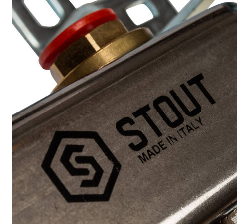 Коллекторная группа из нержавеющей стали STOUT без расходомеров 3 выхода SMS 0922 000003