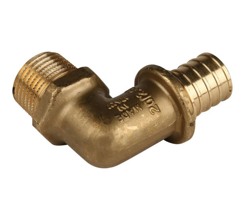 Угольник-переходник STOUT 20х1/2 с наружной резьбой аксиальный SFA-0005-002012