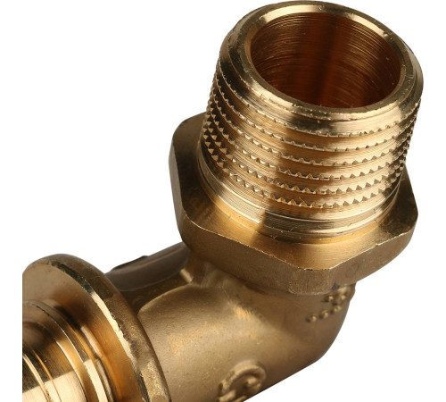 Угольник-переходник STOUT 20х1/2 с наружной резьбой аксиальный SFA-0005-002012
