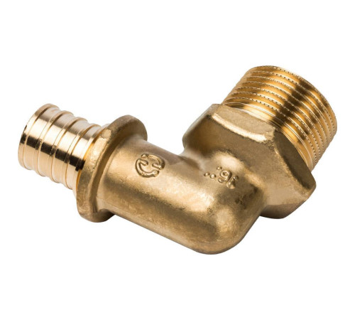 Угольник-переходник STOUT 20х3/4 с наружной резьбой аксиальный SFA-0005-002034