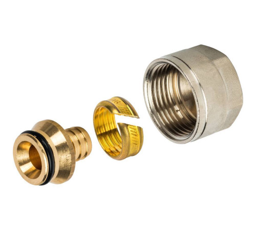 Фитинг компрессионный STOUT Евроконус для труб PEX 16х2.2х3/4 SFC-0020-001622