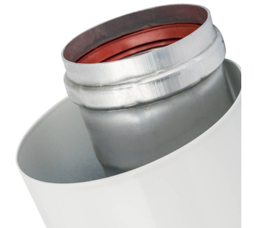 Труба коаксиальная STOUT DN60/100 250 мм с уплотнением и хомутом SCA-6010-000250
