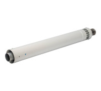 Конечный участок дымохода STOUT DN60/100 900 мм с оголовком из нержавеющей стали SCA-6010-000900