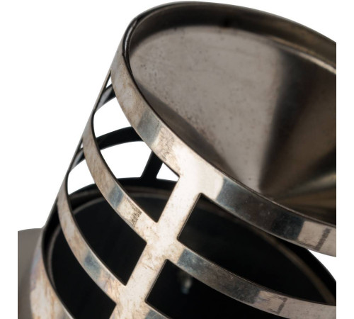Конечный участок дымохода STOUT DN60/100 900 мм с оголовком из нержавеющей стали SCA-6010-000900