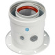 Адаптер дымохода STOUT коаксиальный вертикальный DN 60/100 для Bosch/Buderus SCA-6010-240100