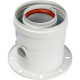 Адаптер дымохода STOUT коаксиальный вертикальный DN 60/100 для Bosch/Buderus SCA-6010-240100