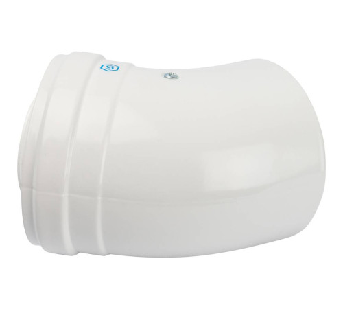 Угол конденсационный STOUT 45° DN60/100 PP-FE SCA-8610-000045