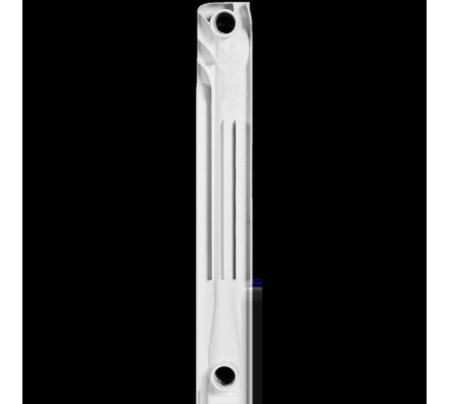 Радиатор алюминиевый ROMMER Optima 500 10 секций боковое подключение RAL 9016 RAL-0210-050010