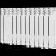 Радиатор алюминиевый ROMMER Optima 500 12 секций боковое подключение RAL 9016 RAL-0210-050012