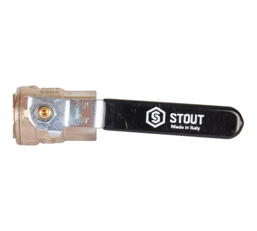 Кран шаровой STOUT полнопроходной ВР/НР ручка рычаг 1/2 SVB-0003-000015