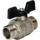 Кран шаровой STOUT полнопроходной НР/НР ручка бабочка 3/4 SVB-0006-000020