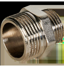 Ниппель переходной STOUT никелированный 3/4x1/2 НР-НР SFT-0004-003412