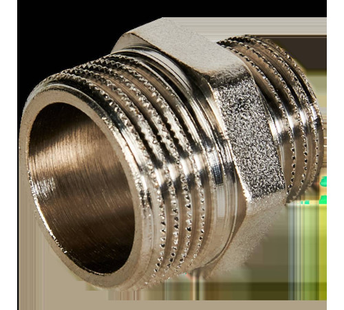 Ниппель переходной STOUT никелированный 3/4x1/2 НР-НР SFT-0004-003412