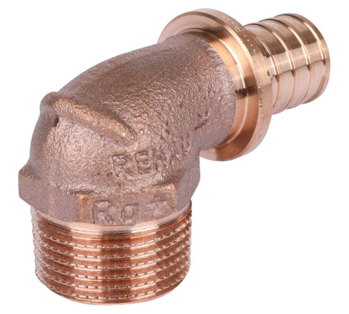Угольник-переходник REHAU RAUTITAN RX+ 20-R 3/4 наружная резьба бронза 14563491001