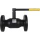 Кран шаровой стальной BROEN Ballomax фланцевый DN 65 PN 25 с рукояткой 300160