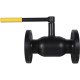 Кран шаровой стальной BROEN Ballomax фланцевый DN 65 PN 25 с рукояткой 300160