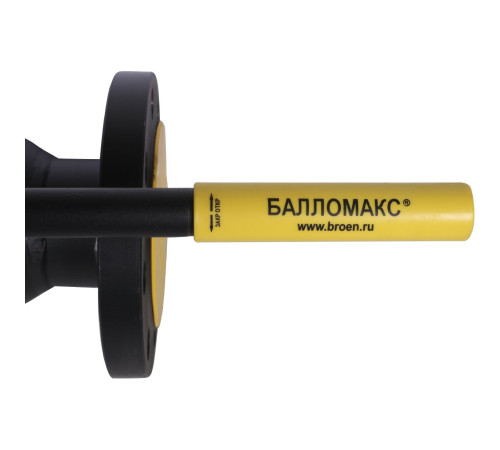 Кран шаровой стальной BROEN Ballomax фланцевый DN 65 PN 25 с рукояткой 300160