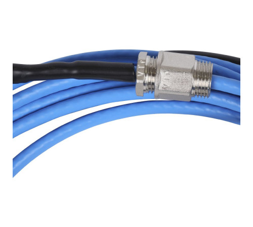 Кабель греющий Thermo для ввода в трубу с сальником 10 Вт/м 6 м CBL 10-6