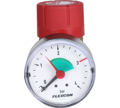 Предохранительный клапан с манометром Flamco Prescomano 1/2 x 1/2 3 бар 27683