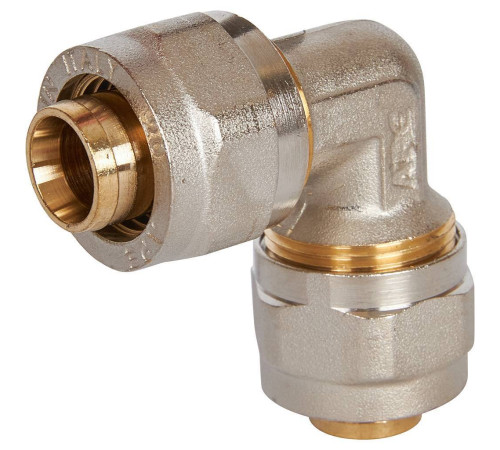 Угольник STOUT 90° 20х20 мм для металлопластиковых труб винтовой SFS-0003-002020