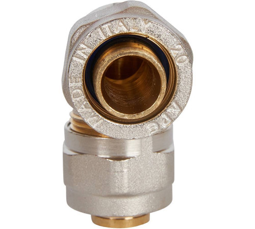 Угольник STOUT 90° 20х20 мм для металлопластиковых труб винтовой SFS-0003-002020