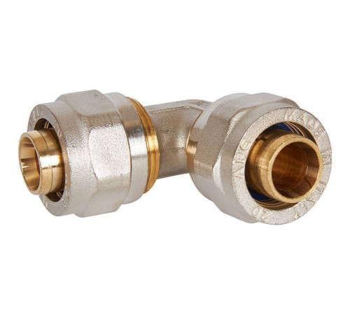 Угольник STOUT 90° 20х20 мм для металлопластиковых труб винтовой SFS-0003-002020