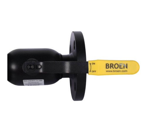 Кран шаровой стальной BROEN КШТ 11с10фт DN 40 PN 16 фланцевый 9459442