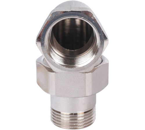 Соединение угловое разъемное STOUT американка ВН 3/4 никелированное SFT-0059-000034