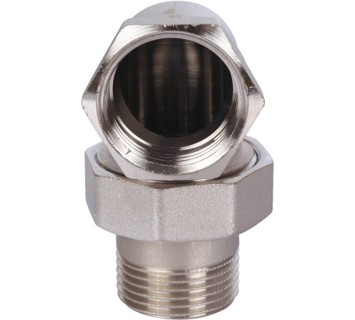Соединение угловое разъемное STOUT американка ВН 1 никелированное SFT-0059-000001