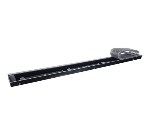 Конвектор внутрипольный STOUT SCQ 75х240х2500 мм с роликовой решеткой SCQ-1100-0724250