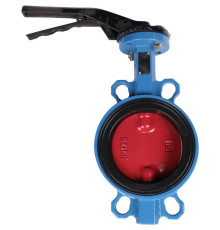 Затвор дисковый поворотный Tecofi VPI4448 DN 125 PN 16 межфланцевый с ручкой VPI4448-02EP0125