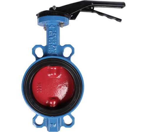 Затвор дисковый поворотный Tecofi VPI4448 DN 125 PN 16 межфланцевый с ручкой VPI4448-02EP0125